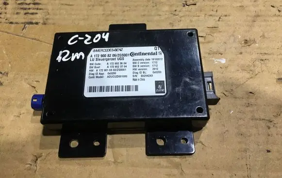 Mercedes-Benz C W204 Other control units/modules A1729008206
