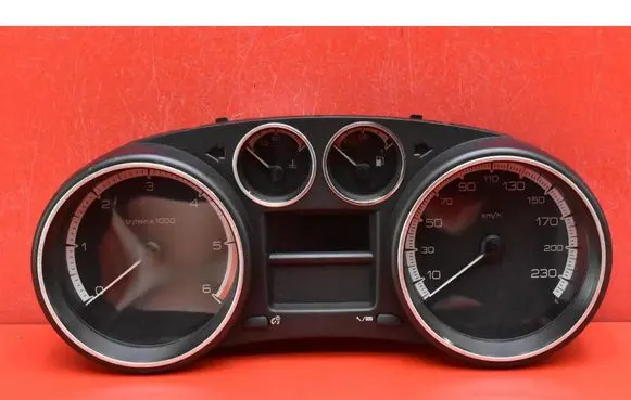 Peugeot 308 Speedometer (instrument cluster) 9666649080