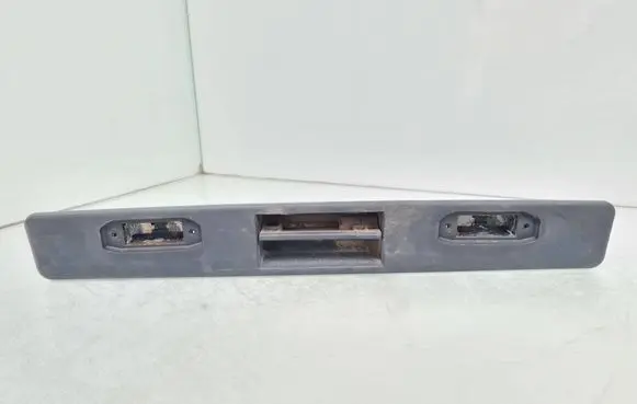 Trunk door license plate light bar