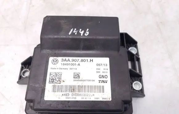 Volkswagen PASSAT B7 Hand brake control module 3AA907801H GN00807022J 18491001A