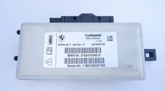 BMW X3 F25 Airbag control unit/module 9247024 319247024013 11B0100C01702