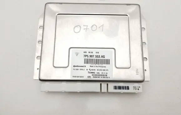 Porsche Cayenne (92A) Air suspension control unit module (rear) 7P5907553AG