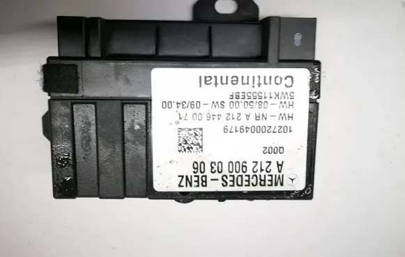 Mercedes-Benz E W212 Fuel injection pump control unit/module A2129000306