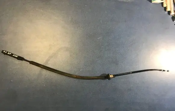Audi A3 S3 A3 Sportback 8P Engine bonnet/hood lock release cable 8P0823535C
