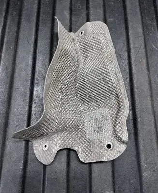 Heat shield in engine bay
