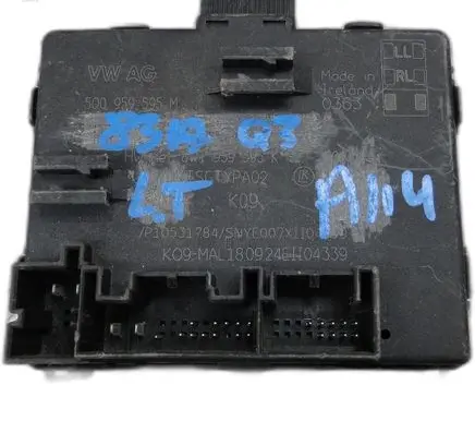 Audi Q3 F3 Trunk lid opening control unit 