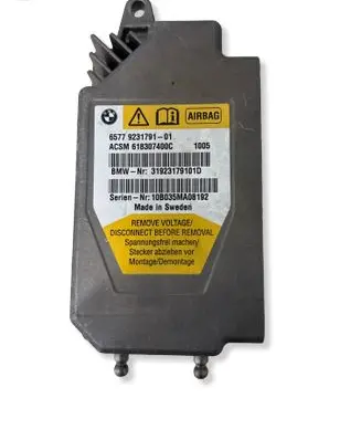 BMW 5 F10 F11 Airbag control unit/module 9231791 618307400C