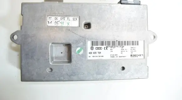 Audi A6 S6 C6 4F MMI control unit 4E0035729
