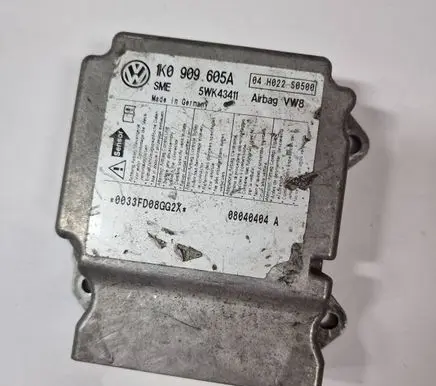 Volkswagen Golf V Airbag control unit/module 1K0909605A 08040404A 5WK43411
