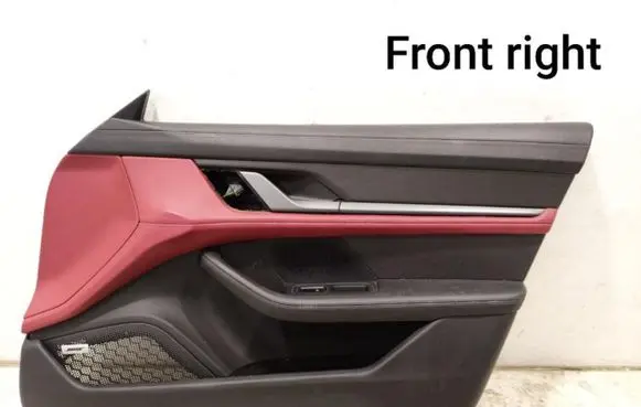 Porsche Taycan 9J1 Front door card panel trim 9J1864602