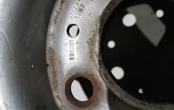 Mitsubishi Colt R13 steel rim 131301