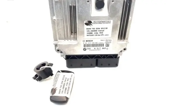 BMW 3 F30 F35 F31 Engine ECU kit and lock set 8517862 0281018502 030620367