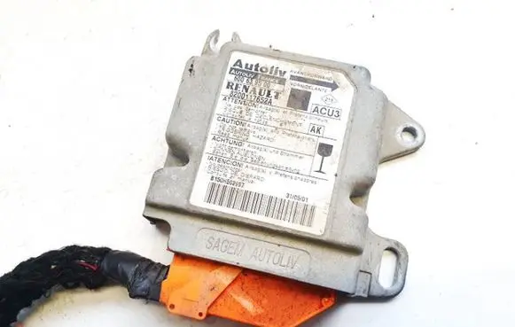 Renault Scenic I Airbag control unit/module 600639500 8200117652a