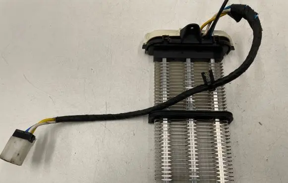 Electric cabin heater radiator