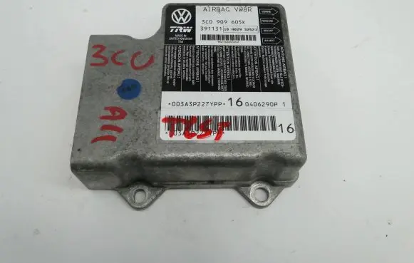 Volkswagen PASSAT B6 Airbag control unit/module 3C0909605K