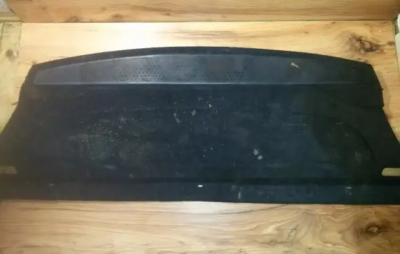 Peugeot 407 Parcel shelf