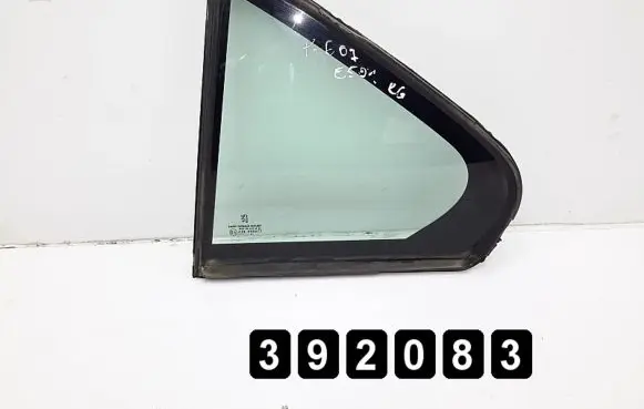Peugeot 607 Rear door window glass