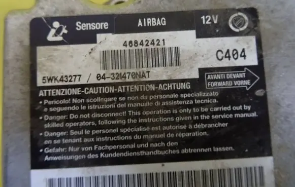 Alfa Romeo 147 Airbag control unit/module 46842421 5WK43277