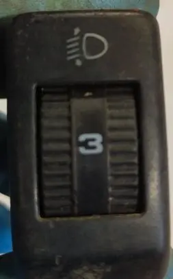 Volkswagen Golf II Headlight level height control switch 191941333
