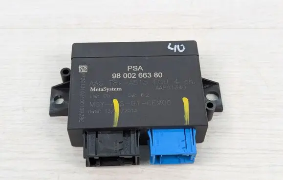 Peugeot 3008 I Parking PDC control unit/module 9800266380