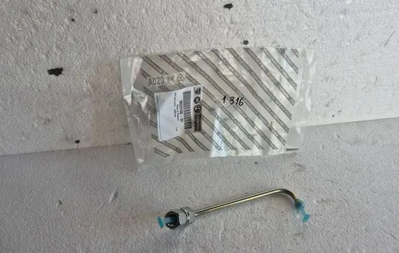 Fiat Ducato Fuel injector supply line/pipe 9659297080