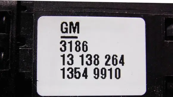 Opel Signum Parking (PDC) sensor switch 13138264 13549910