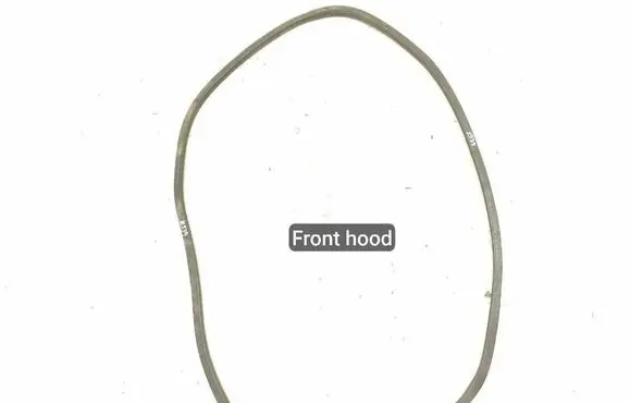 Engine compartment rubber