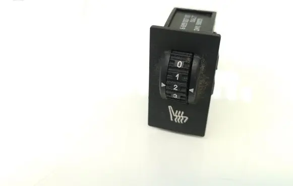 Peugeot 207 Seat heating switch 96619007XT