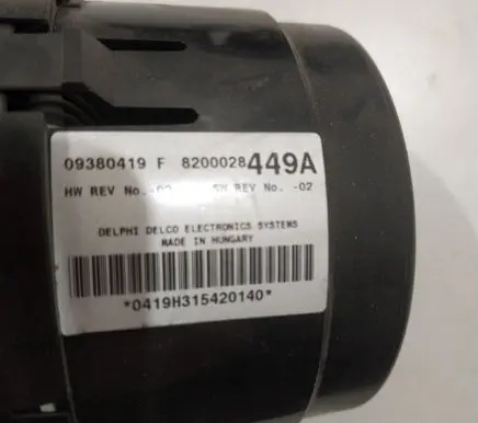 Renault Espace - Grand espace IV Climate control unit 09380419F 09380419 8200028449A
