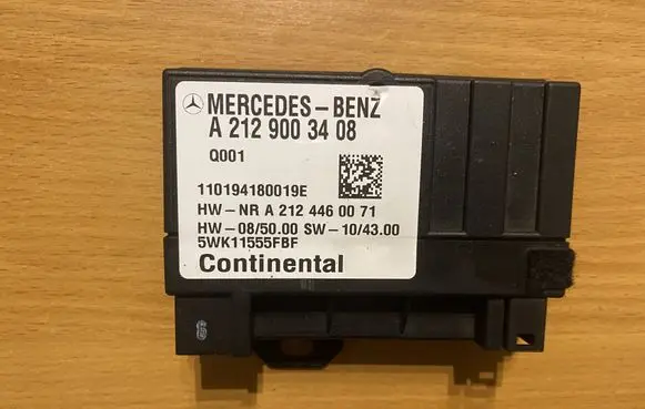 Mercedes-Benz E W212 Fuel injection pump control unit/module A2129003408 B256