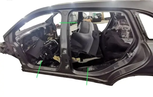 Mercedes-Benz B W246 W242 Pillar (middle) A2466301700