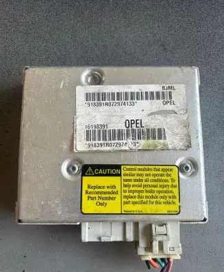 Opel Sintra ABS control unit/module 16198391 918391R072974 918391R07974133