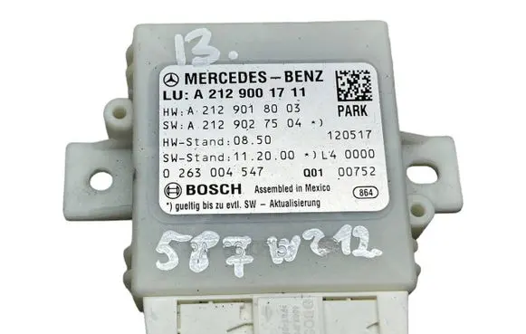 Mercedes-Benz E AMG W212 Parking PDC control unit/module A2129001711 A2129027504 A2129018003