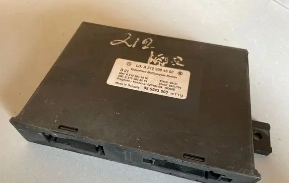 Mercedes-Benz E W212 Other control units/modules A2129004602 A2129011000 A2129028201