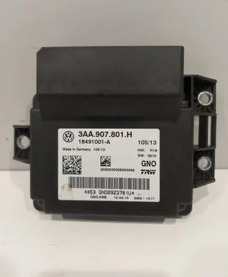 Volkswagen PASSAT B7 Hand brake control module 3AA907801 18491001A 3AA907801H