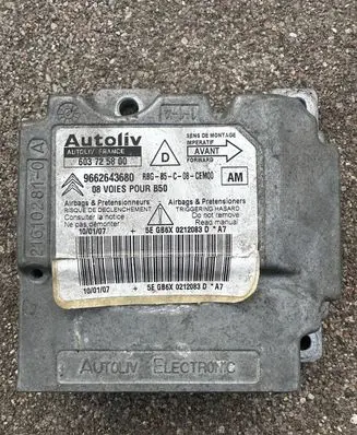 Citroen C4 I Airbag control unit/module 603725800