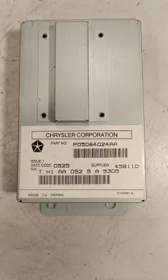 Jeep Grand Cherokee (WK) GPS navigation control unit/module P05064024AA