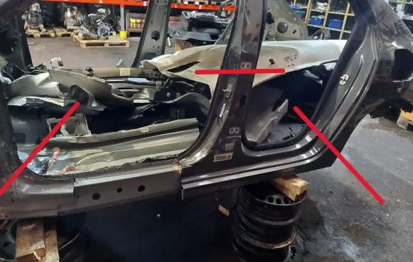 Opel Corsa F Front sill (body part) 