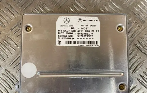 Mercedes-Benz C W203 Bluetooth control unit module A2118702726 UH03MM01PV DM70279537