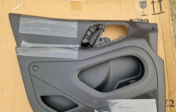 Citroen Berlingo Front door card panel trim 9683045377