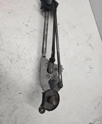 Front wiper linkage and motor
