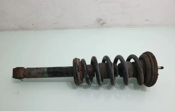 Front shock absorber with coil spring