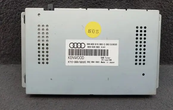 Audi A8 S8 D3 4E Radio/CD/DVD/GPS head unit 4E0910563C 4E0035563