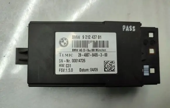 BMW 7 F01 F02 F03 F04 Seat heating relay 9212437