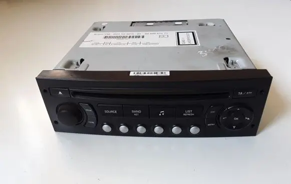 Peugeot 5008 Radio/CD/DVD/GPS head unit 9666967477