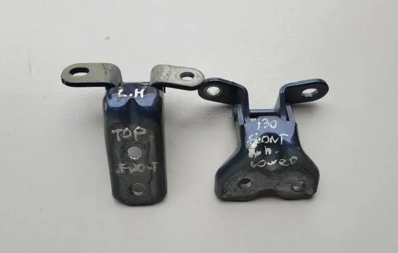 Front door hinge set