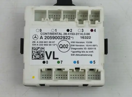 Mercedes-Benz C W205 Door control unit/module A2059002922