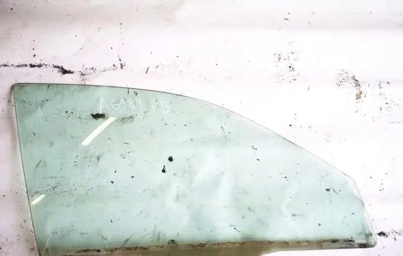 Mazda 626 Front door window glass four-door