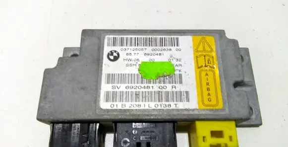 BMW 7 E65 E66 Airbag control unit/module 65776920481 6920481