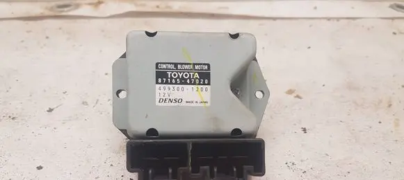 Toyota Prius (XW20) Heater blower motor/fan resistor 8716547020 4993001200